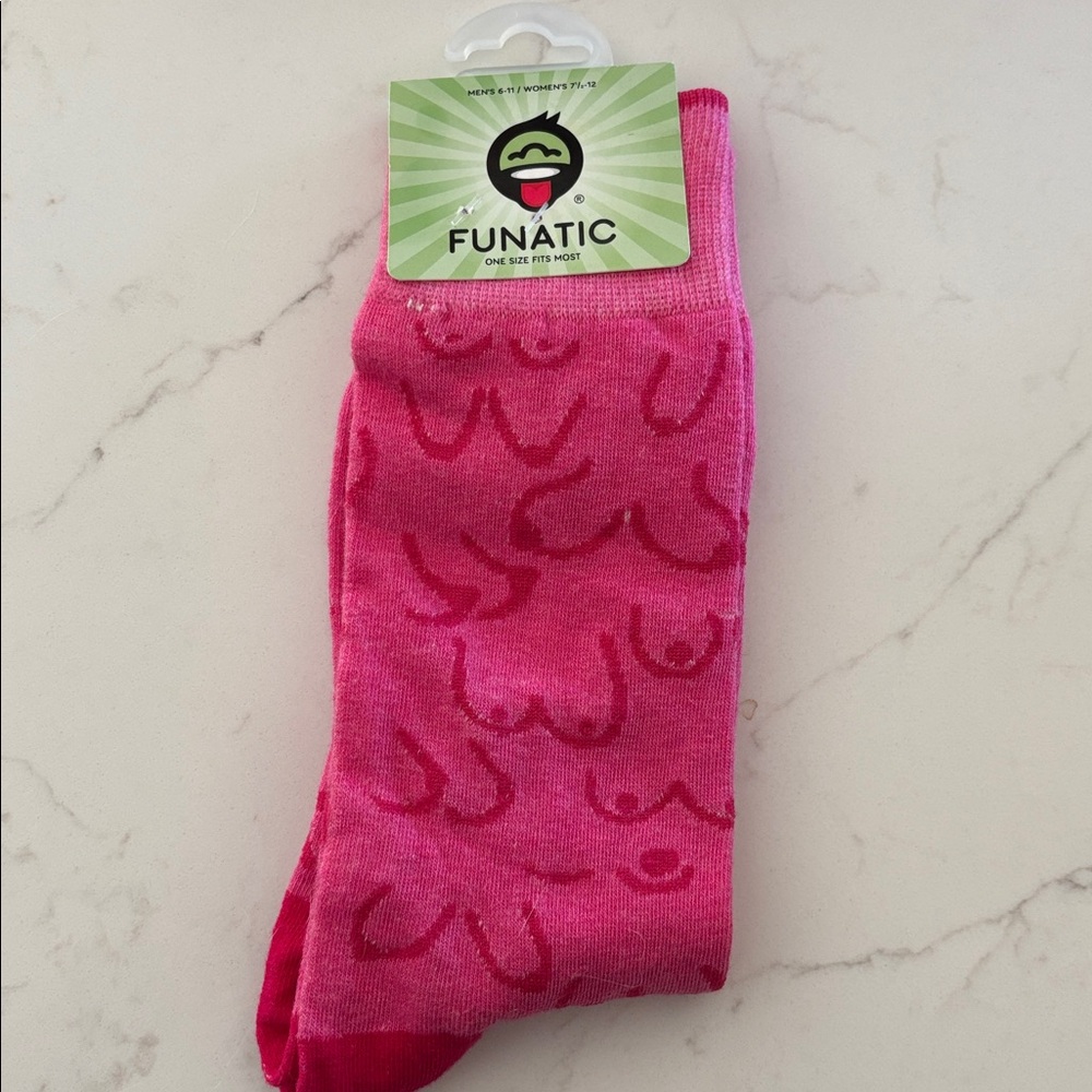 Funatic Pink Socks